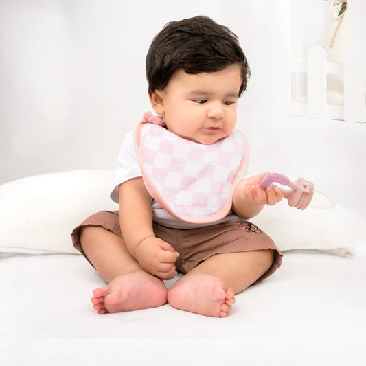 Theoni Cotton Muslin Snap Bib (Set Of 2)-Hawaiian Rainbow