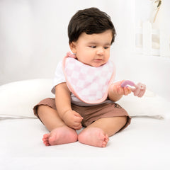 Theoni Cotton Muslin Snap Bib (Set Of 2)-Hawaiian Rainbow