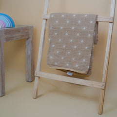 Theoni 100% Cotton Muslin Snuggle/Receiving Blanket-Santorini Sun