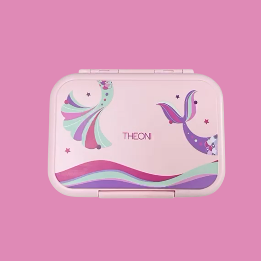 Duo Steel 2-Compartment Lunch Box – Fun, Fresh & Colorful Pixi Pink Microwave safe Edition for Kids | Durable & School-Ready