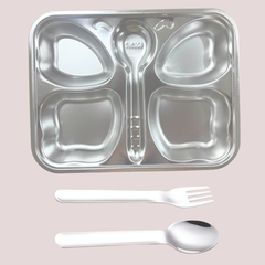 Theoni Tiny Tummies Meal Set - Butterfly Plate & Cutlery Set