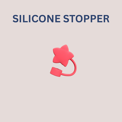 Star-Shaped Straw stopper for Theoni Tumbler (Pink Set of 2)