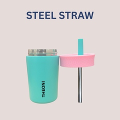 Theoni Blue Car Mealtime Explorer Bundle – Suction Plate, Insulated Tumbler & Toddler Cutlery Set