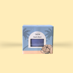 Theoni Stainless Steel Snack Cups with Removable Silicone Food Catcher & Travel Lid – Spill-Proof, Toddler-Friendly, Dishwasher Safe- Dusty Blue