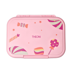 Duo Steel 2-Compartment Lunch Box – Fun, Fresh & Colorful Pixi Pink Microwave safe Edition for Kids | Durable & School-Ready