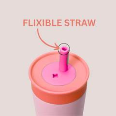 Theoni Star Kids Stainless Steel Insulated Tumbler | 355ml | BPA-Free, Travel Friendly – Pink