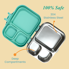 Bento Kids Lunch & Hydration Combo - Green