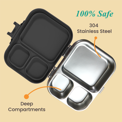 Bento Joy Leakproof Lunch Box + Insulated Water Bottle Combo - Milo