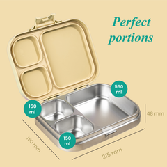 Bento Joy Leakproof Lunch Box + On-the-Go Cutlery Set Combo- Combo Color