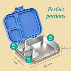 Bento Joy Leakproof Lunch Box + Insulated Water Bottle Combo - Speedo