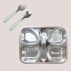 Theoni Meal Set - Butterfly Plate & Baby Cutlery Set