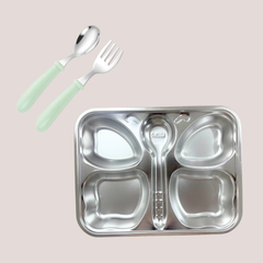 Theoni Meal Set - Butterfly Plate & Baby Cutlery Set