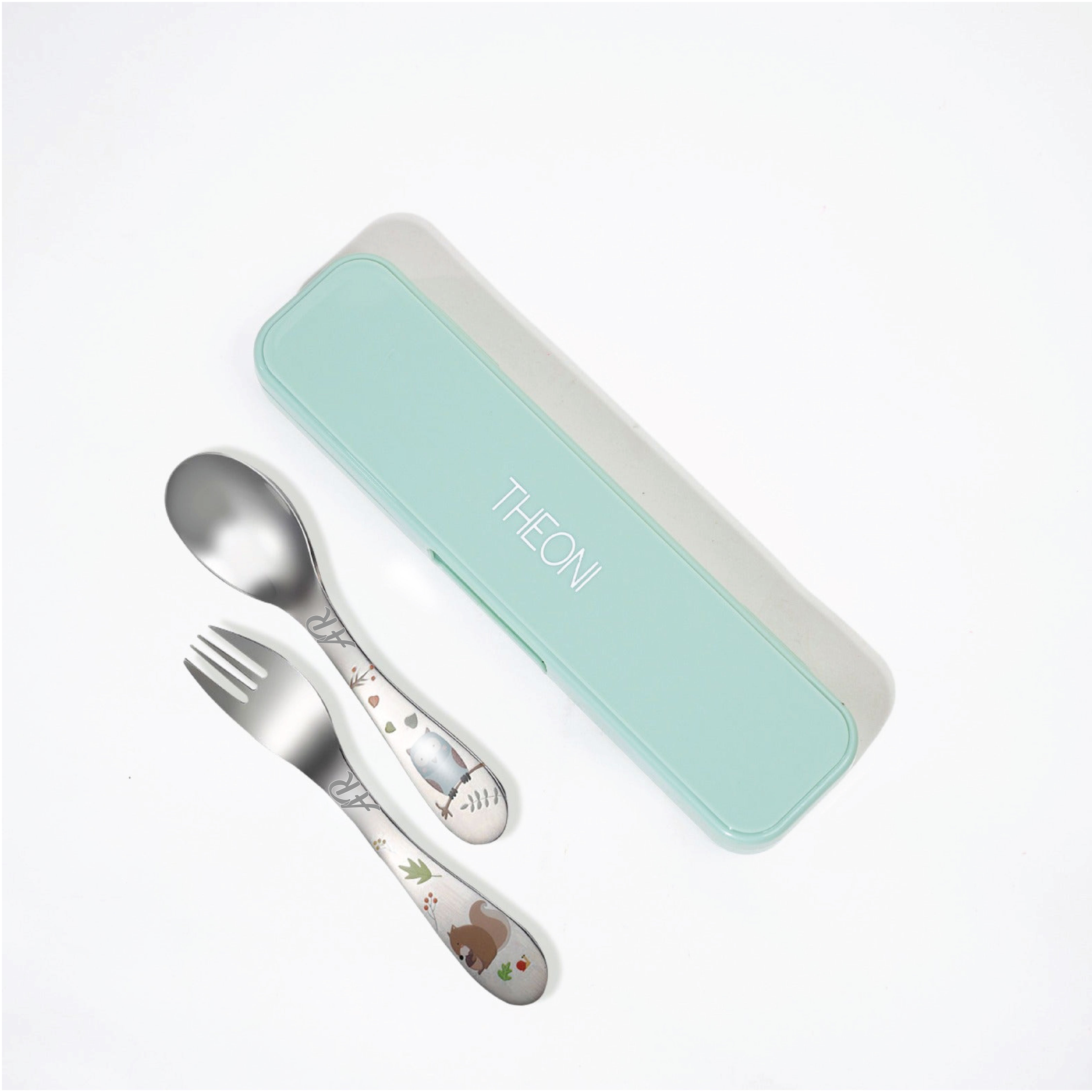 set of spoon and fork