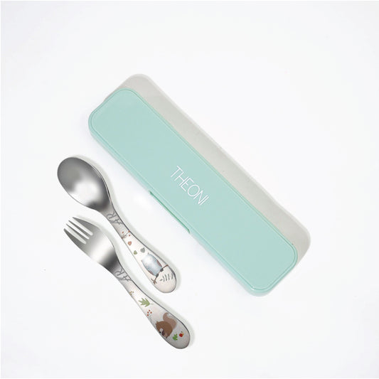 set of spoon and fork