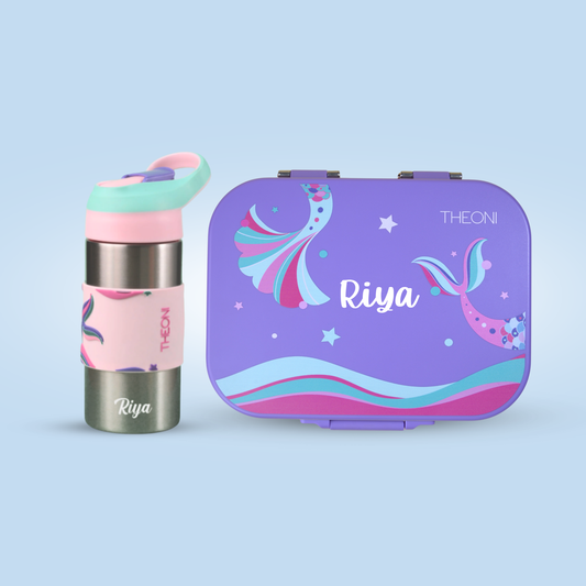 THEONI Kids Lunch & Hydration Combo - Purple