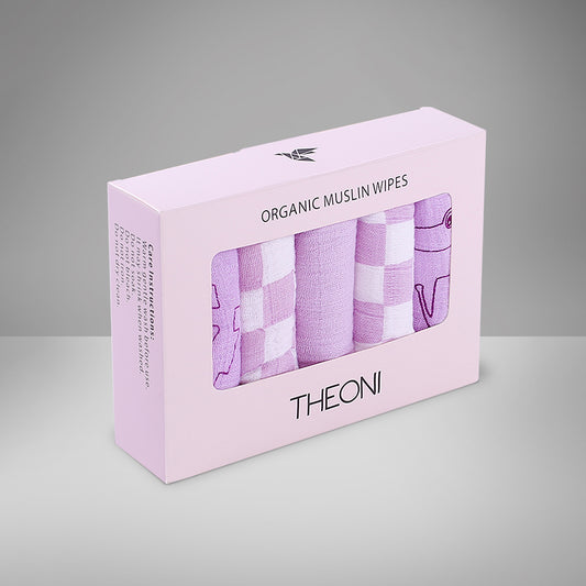 Theoni Gift Hamper for Kids – Butterfly Plate, Insulated Tumbler, Travel Cutlery & Purple Wipes