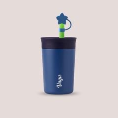 Theoni Star Kids Stainless Star Insulated Tumbler | 355ml | BPA-Free, Travel Friendly – Green and Navy Blue