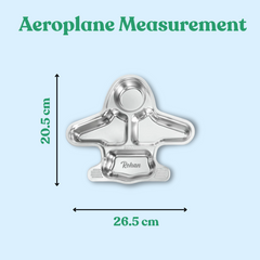 Theoni Meal Set - Aeroplane Plate & Baby Cutlery Set