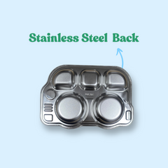 Theoni Tiny Tummies Meal Set - Bus Plate & Cutlery Set