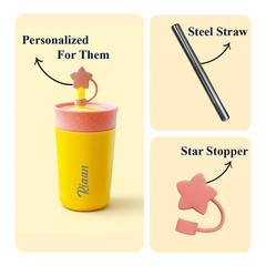 Star Tumbler 355ml – Yellow