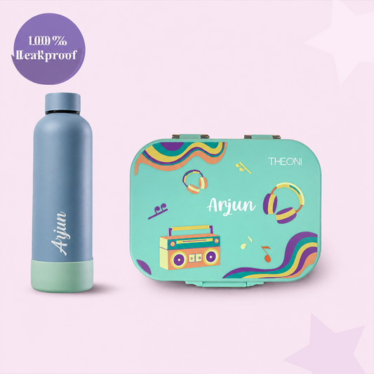 Bento Joy Leakproof Lunch Box + Insulated Water Bottle Combo - Combo Color