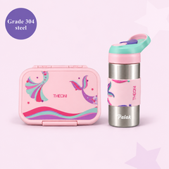 Kids Lunch & Sip Set - Pink