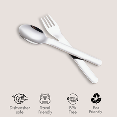 Theoni Tiny Tummies Meal Set - Butterfly Plate & Cutlery Set