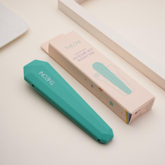 Duo Steel Kids Lunch Box & On-the-Go Cutlery Set – Colorful Microwave-Safe Stereo Lunch Box + BPA-Free Green Travel Spoon & Fork