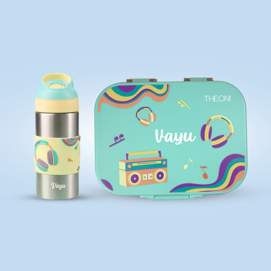 THEONI Kids Lunch & Hydration Combo - Green