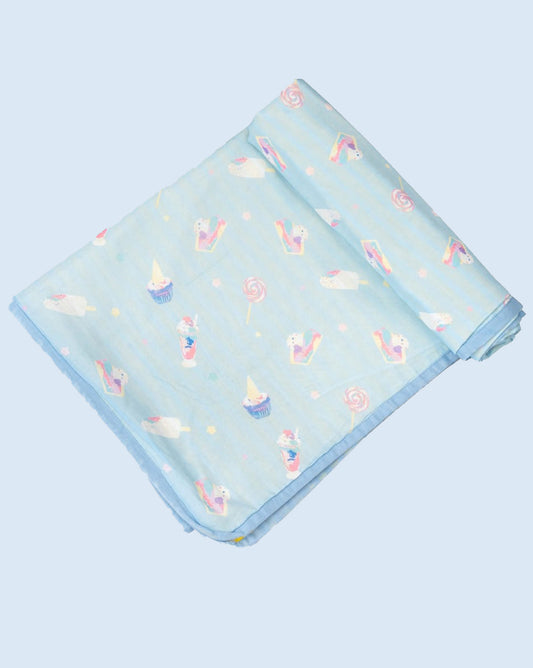 Theoni Organic Cotton Mal Dohar Receiving Blankets - Sugar Pop
