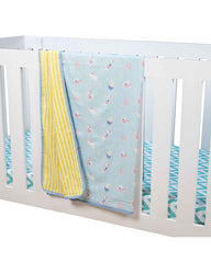 Theoni Organic Cotton Mal Dohar Receiving Blankets - Sugar Pop