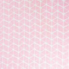 Theoni Aztec Pink Fitted Crib Sheet - 100% Organic Cotton Muslin Cot Sheet, Super Soft, Breathable, Smooth, Absorbent, Twill Fabric For Infants, Newborns, Babies & Toddlers