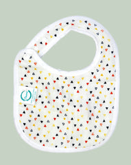 Theoni Organic Muslin Snap Bibs(Set of 2)- Orange Blossoms