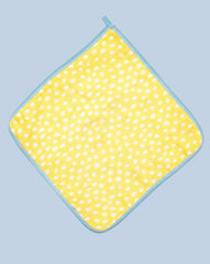 Theoni Popsicle Fun Blue 100% Organic Cotton Muslin Washcloth (Set of 2) for Baby Face, Body Comfy and Soft for Newborn, Infants, Kids, Girls and Boys