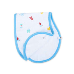 Theoni Cotton Muslin 3Layer burpy bib-Holiday Hues