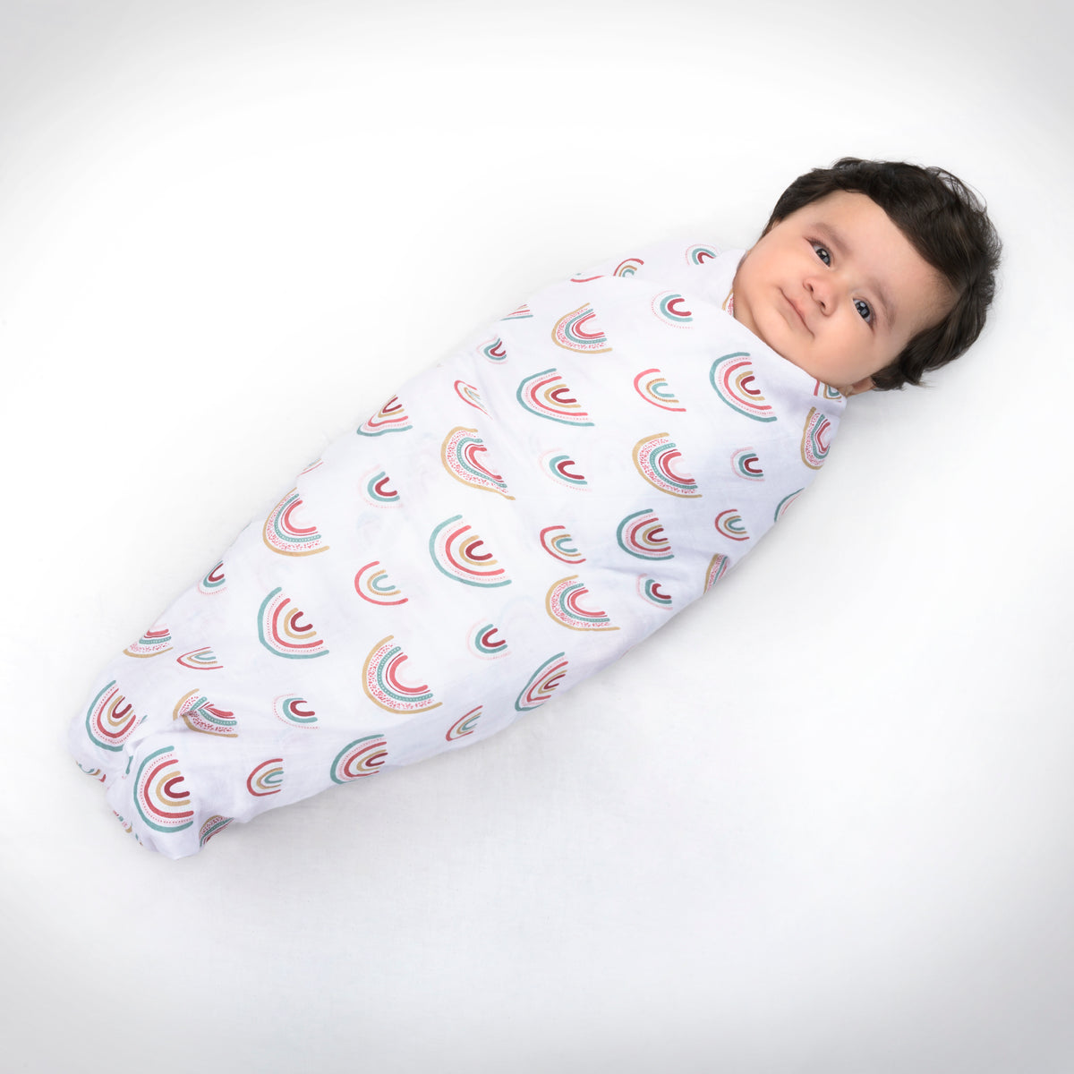 Theoni 100% Cotton Muslin Swaddle-Hawaiian Rainbow