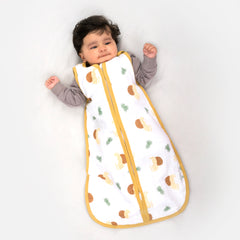 Theoni 100%  Cotton Muslin Baby Sleeping Bag - Woody Tiger