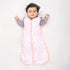 Theoni 100%  Cotton Muslin Sleeping Bag-Violet Chequer