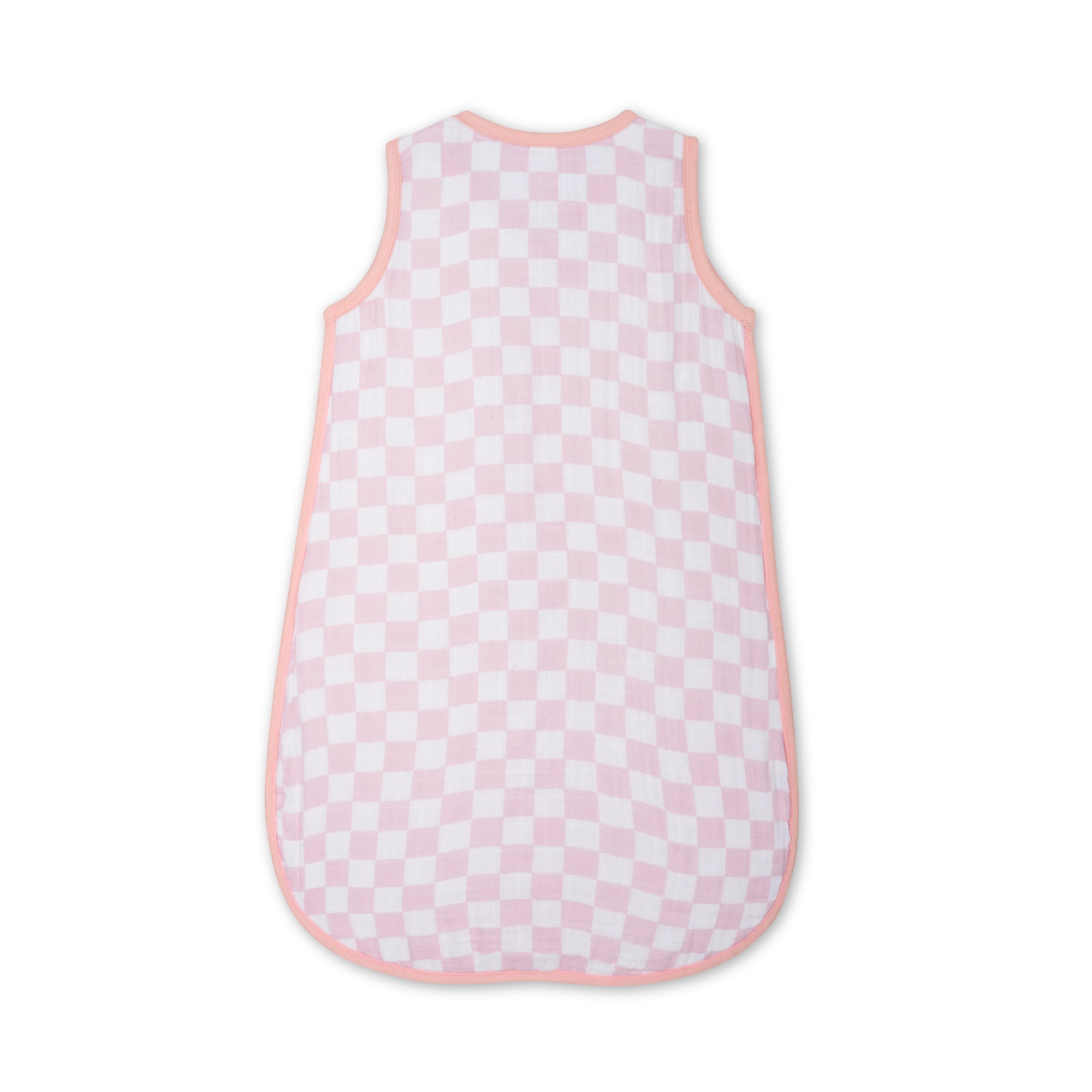 Theoni 100%  Cotton Muslin Baby Sleeping Bag - Violet Chequer