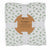Theoni 100%  Organic Cotton Snuggle Blanket-Hedge Green Leaf
