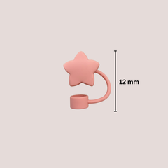Star-Shaped Straw stopper for Theoni Tumbler(Pink Set)