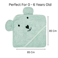 THEONI Bamboo Hooded Baby Towel - Mint green