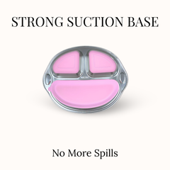 Theoni Pink Monkey Mealtime Essentials Bundle – Suction Plate, Insulated Tumbler & Cutlery Set