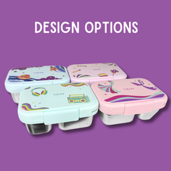Duo Steel 2-Compartment Lunch Box – Fun, Fresh & Colorful Crumbl Edition for Kids | Leakproof, Durable & School-Ready