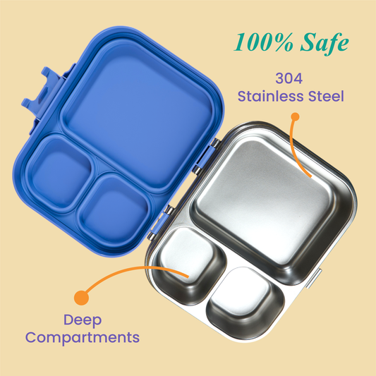 Bento Joy Leakproof Lunch Box + On-the-Go Cutlery Set Combo- Speedo