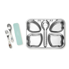 Theoni Tiny Tummies Meal Set - Butterfly Plate & Cutlery Set