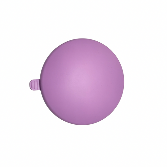Theoni Spill-Proof Silicone Snack Lid for Stainless Steel Snack Cup – Purple