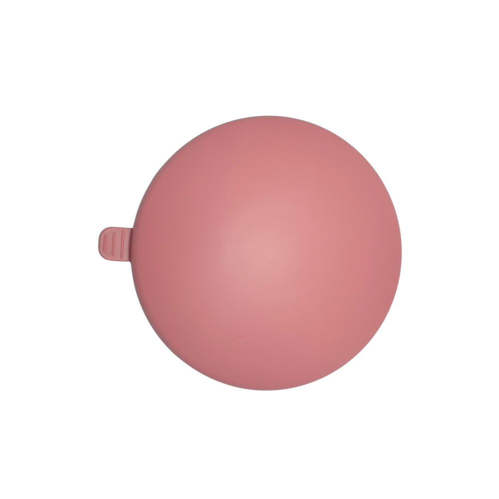 Theoni Spill-Proof Silicone Snack Lid for Stainless Steel Snack Cup – Pink