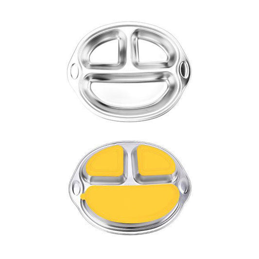 front and back image of monkey plate