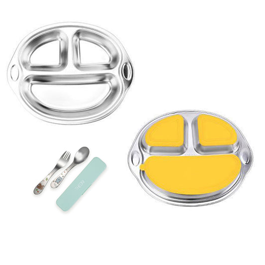 White background monkey plate set